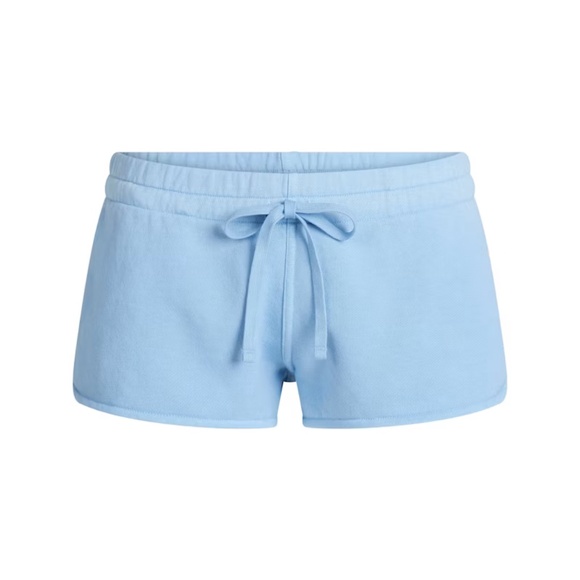 SKIMS FRENCH TERRY SHORT SHORT in BLUE BELL - Picture 1 of 13